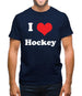 I Love Hockey Mens T-Shirt