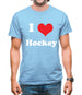 I Love Hockey Mens T-Shirt