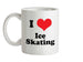 I Love Ice Skating Ceramic Mug