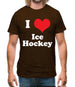 I Love Ice Hockey Mens T-Shirt