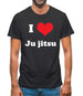 I Love Jujitsu Mens T-Shirt