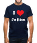 I Love Jujitsu Mens T-Shirt