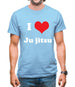 I Love Jujitsu Mens T-Shirt