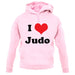 I Love Judo unisex hoodie