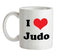 I Love Judo Ceramic Mug