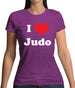 I Love Judo Womens T-Shirt