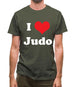 I Love Judo Mens T-Shirt