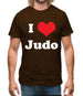 I Love Judo Mens T-Shirt