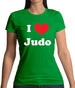 I Love Judo Womens T-Shirt