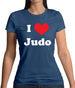 I Love Judo Womens T-Shirt