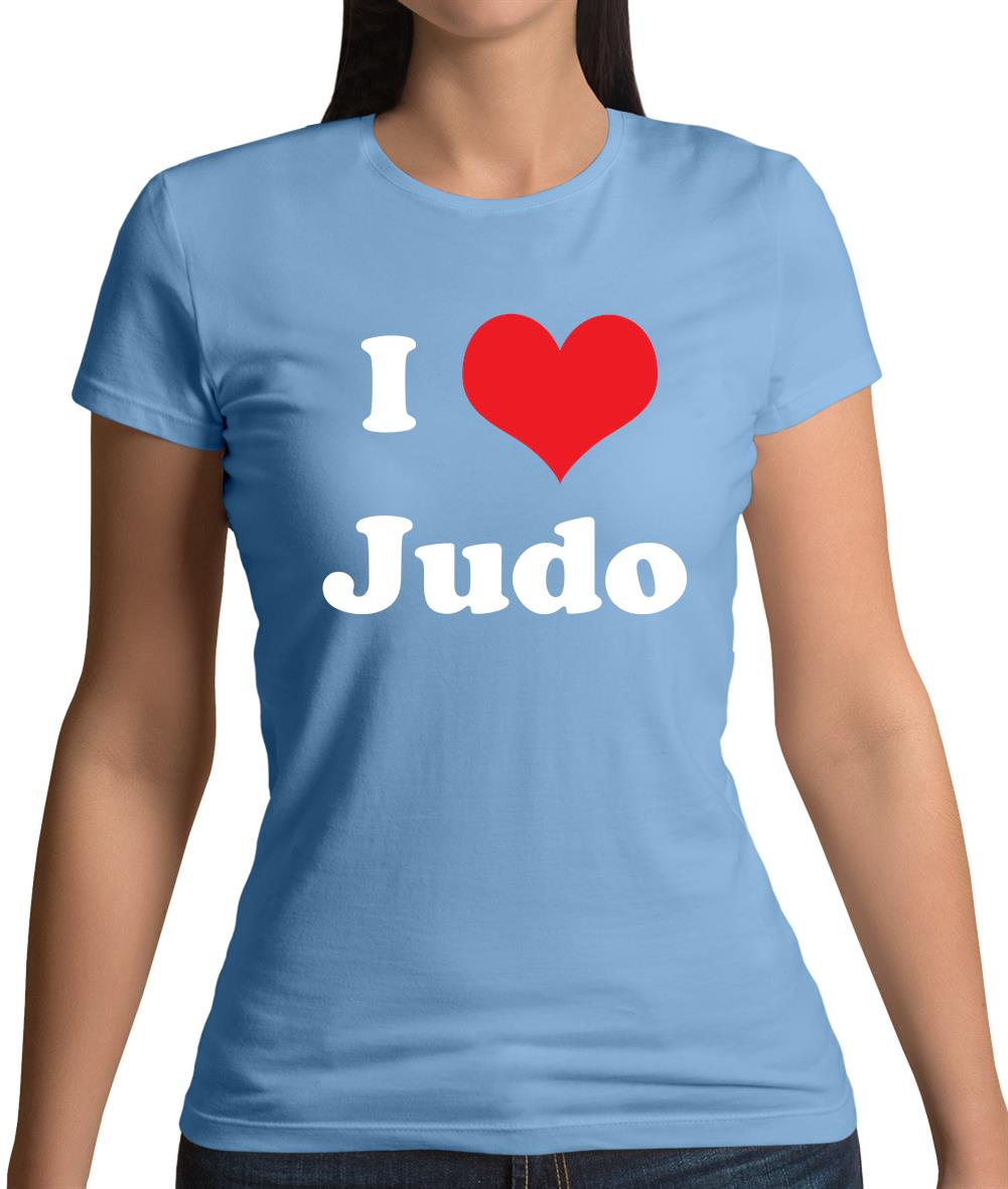 I Love Judo Womens T-Shirt