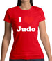 I Love Judo Womens T-Shirt