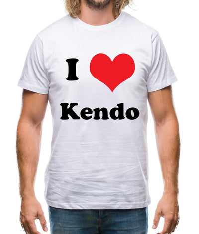 I Love Kendo Mens T-Shirt