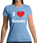 I Love Kendo Womens T-Shirt