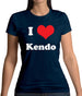 I Love Kendo Womens T-Shirt