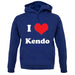 I Love Kendo unisex hoodie