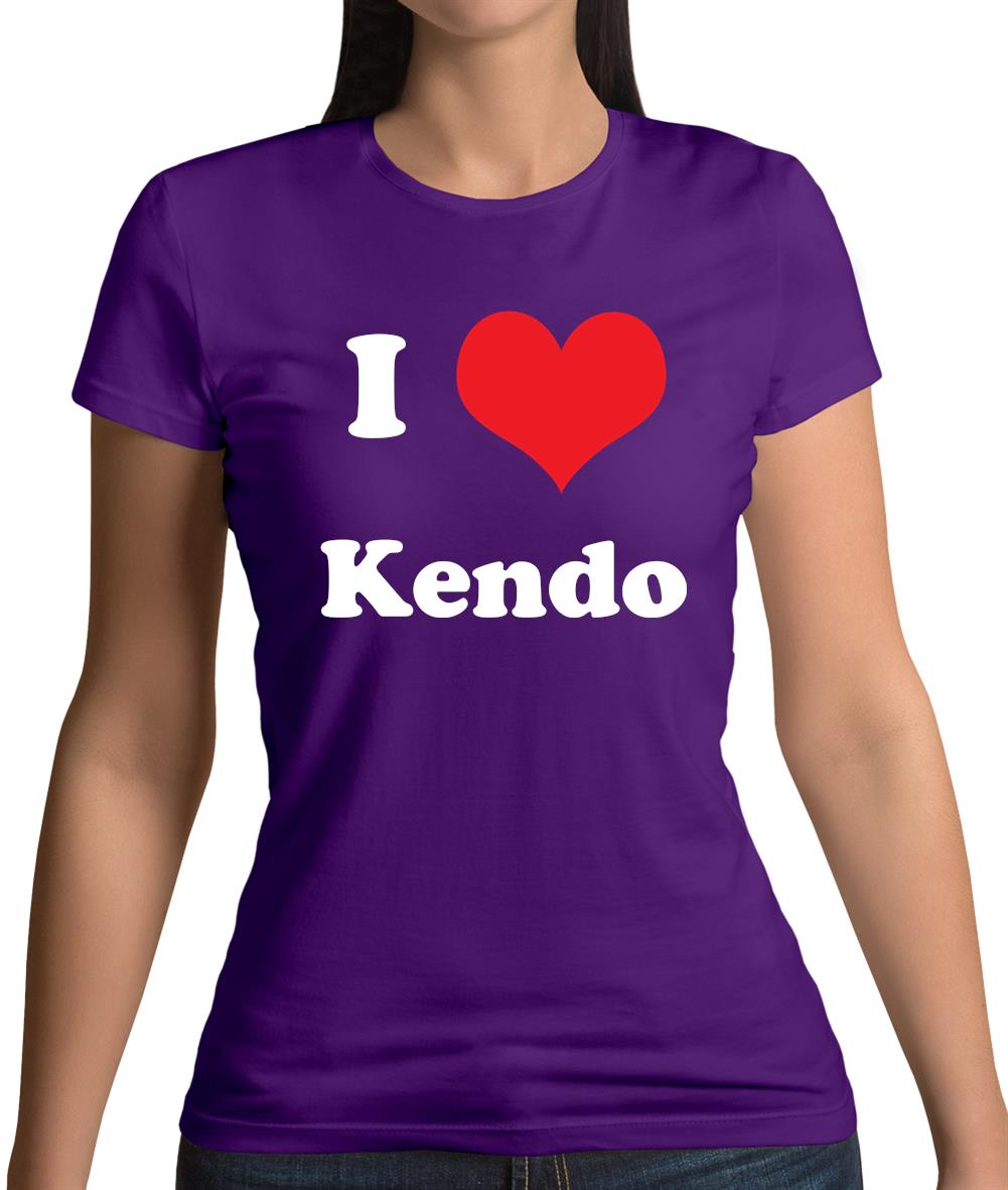 I Love Kendo Womens T-Shirt