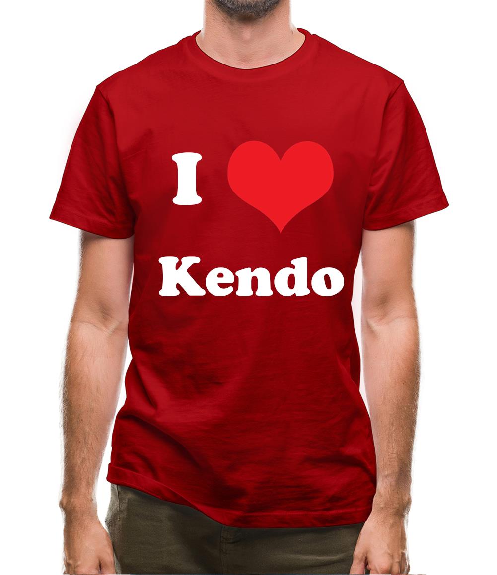I Love Kendo Mens T-Shirt
