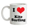 I Love Kite Surfing Ceramic Mug