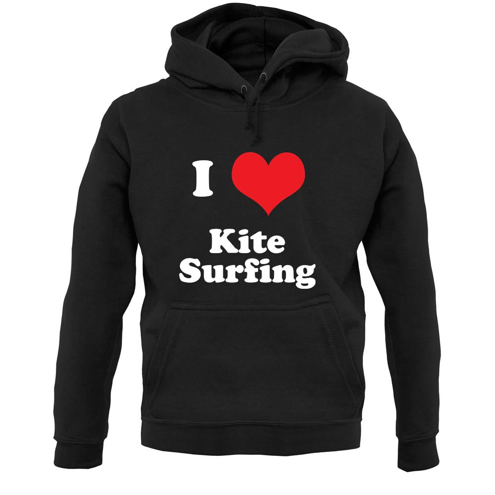 I Love Kite Surfing Unisex Hoodie