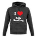 I Love Kite Surfing unisex hoodie