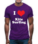 I Love Kite Surfing Mens T-Shirt