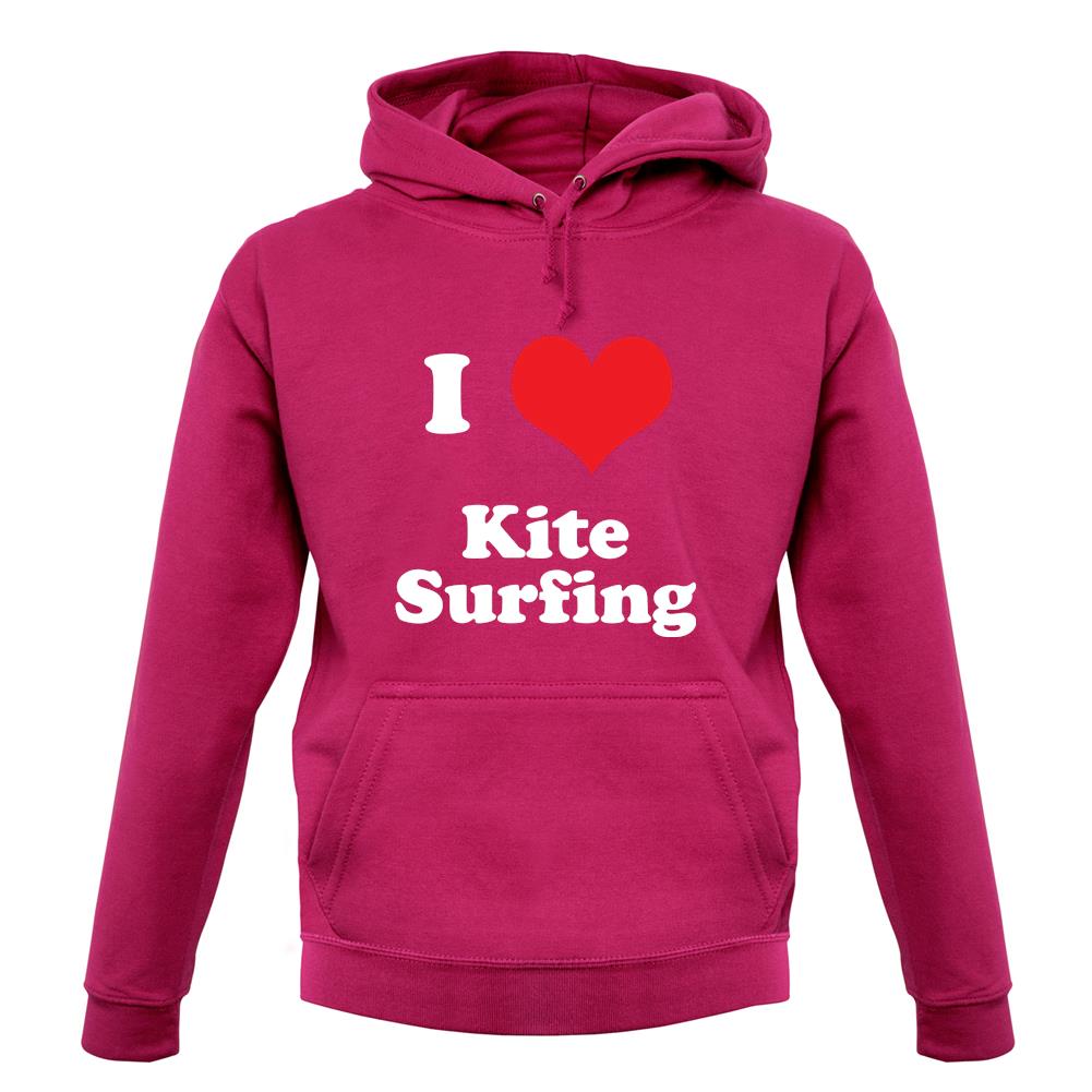 I Love Kite Surfing unisex hoodie