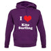 I Love Kite Surfing unisex hoodie