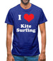 I Love Kite Surfing Mens T-Shirt