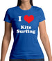 I Love Kite Surfing Womens T-Shirt