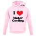 I Love Motor Cycling unisex hoodie