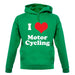 I Love Motor Cycling unisex hoodie