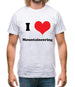 I Love Mountaineering Mens T-Shirt