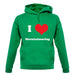 I Love Mountaineering unisex hoodie