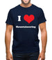 I Love Mountaineering Mens T-Shirt