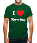 I Love Rowing Mens T-Shirt