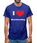 I Love Skateboarding Mens T-Shirt