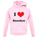 I Love Snooker unisex hoodie