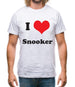 I Love Snooker Mens T-Shirt