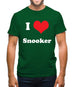 I Love Snooker Mens T-Shirt