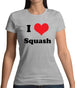 I Love Squash Womens T-Shirt