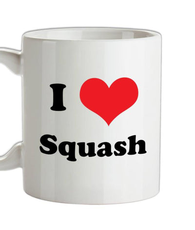 I Love Squash Ceramic Mug