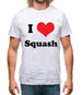 I Love Squash Mens T-Shirt