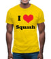 I Love Squash Mens T-Shirt