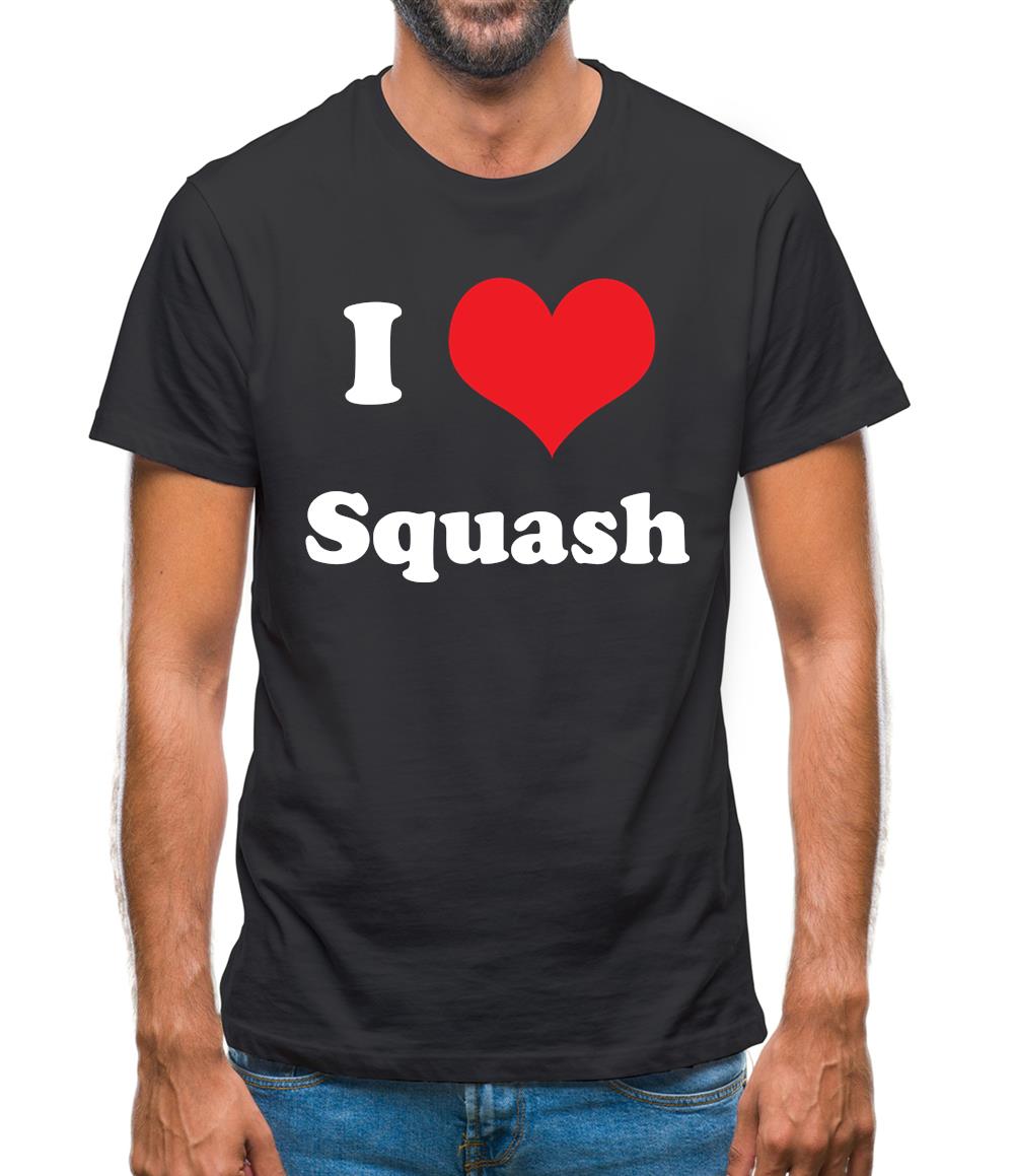 I Love Squash Mens T-Shirt