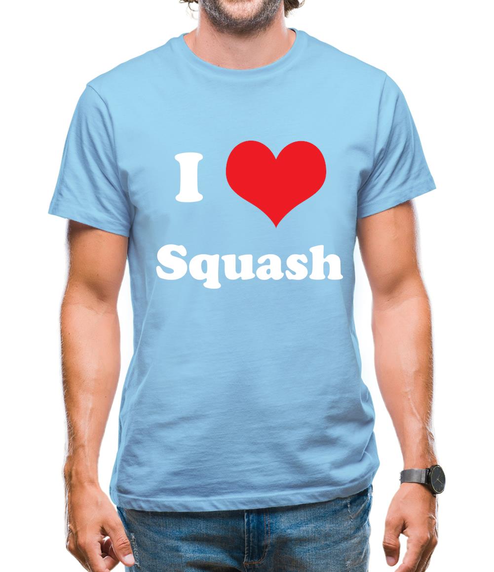 I Love Squash Mens T-Shirt