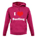 I Love Surfing unisex hoodie