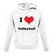 I Love Volleyball unisex hoodie