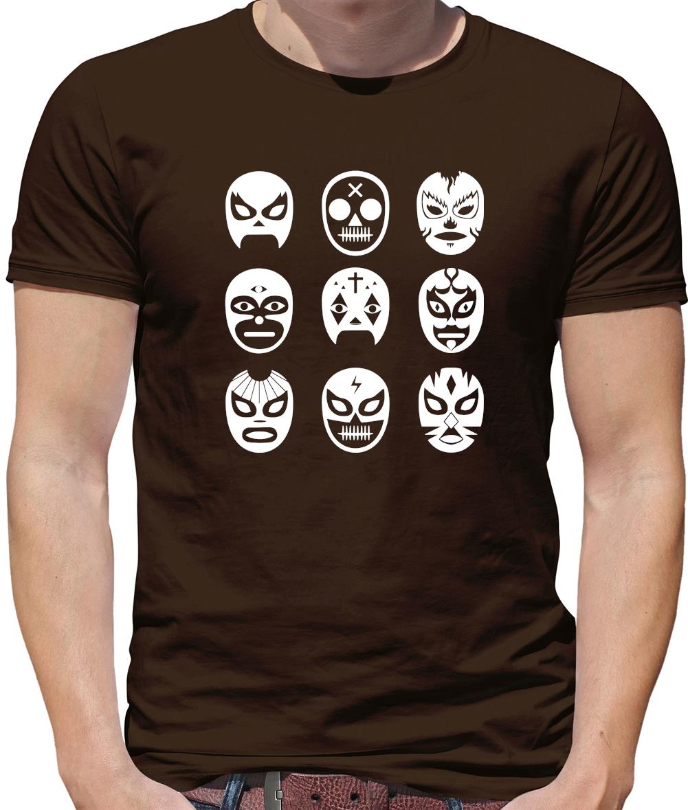 Lucha Masks Mens T-Shirt