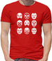 Lucha Masks Mens T-Shirt